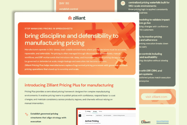Bring Discipline and Defensibility to Manufacturing Pricing